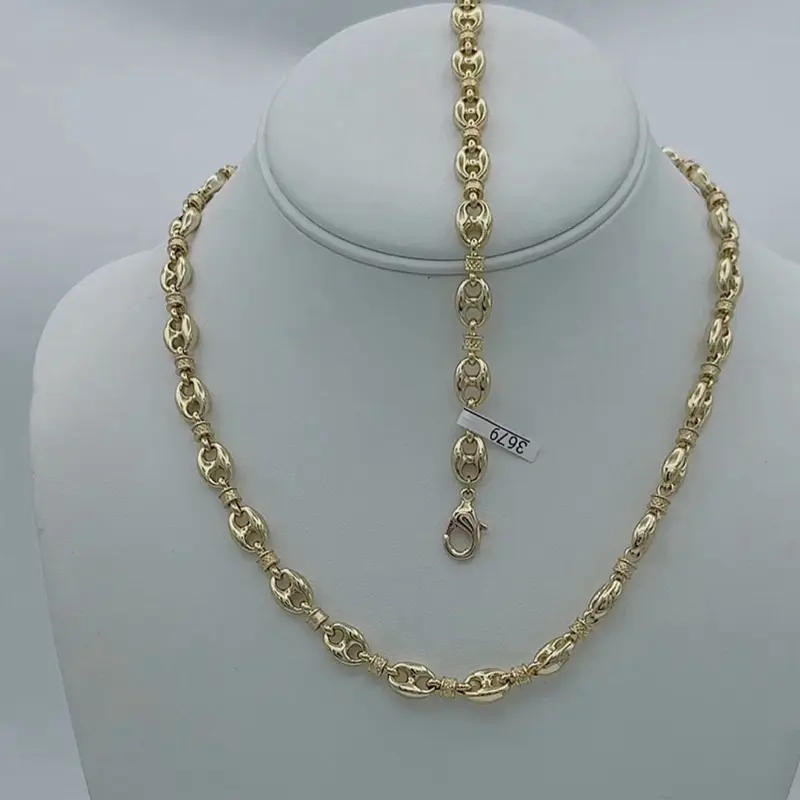 Rodriguezjewelry # 3678 Necklace (18 inch)  # 3679 Bracelet (8 inch)