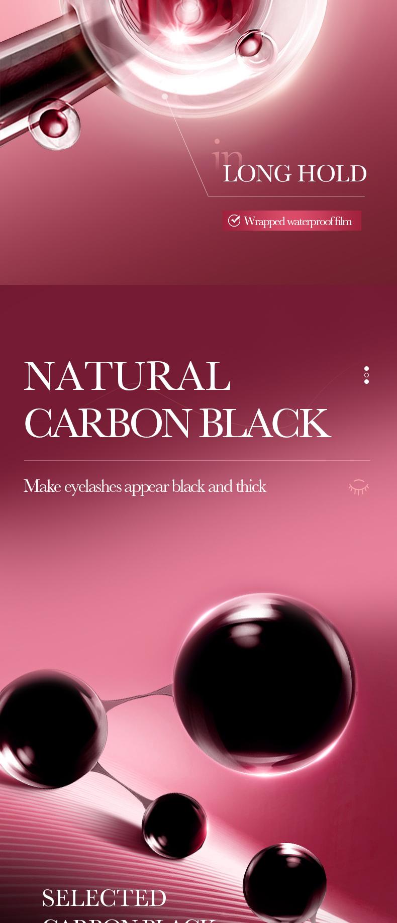 Star Mascara,Long Lasting Curling Eyelashes,Waterproof,Fast Drying