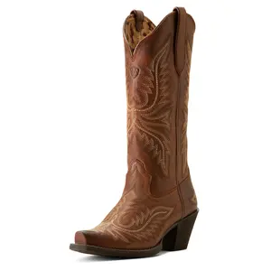 Women's Round Up Collins D Toe Cowgirl Boots