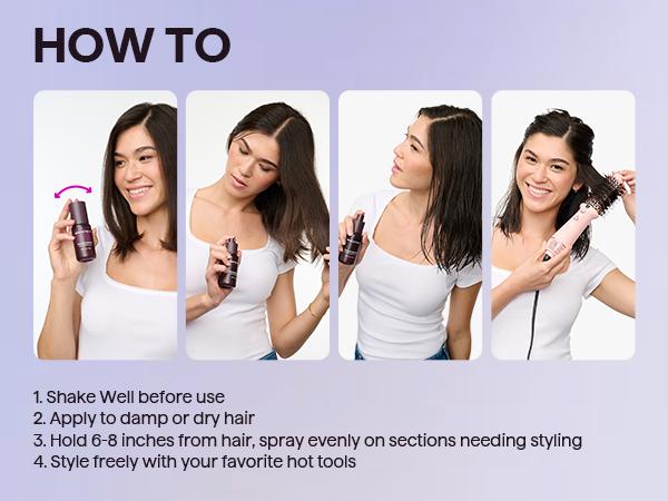 Wavytalk Blowout Boost Ionic Thermal Brush and Wavytalk Smooth Barrier Heat Protectant Spray Set