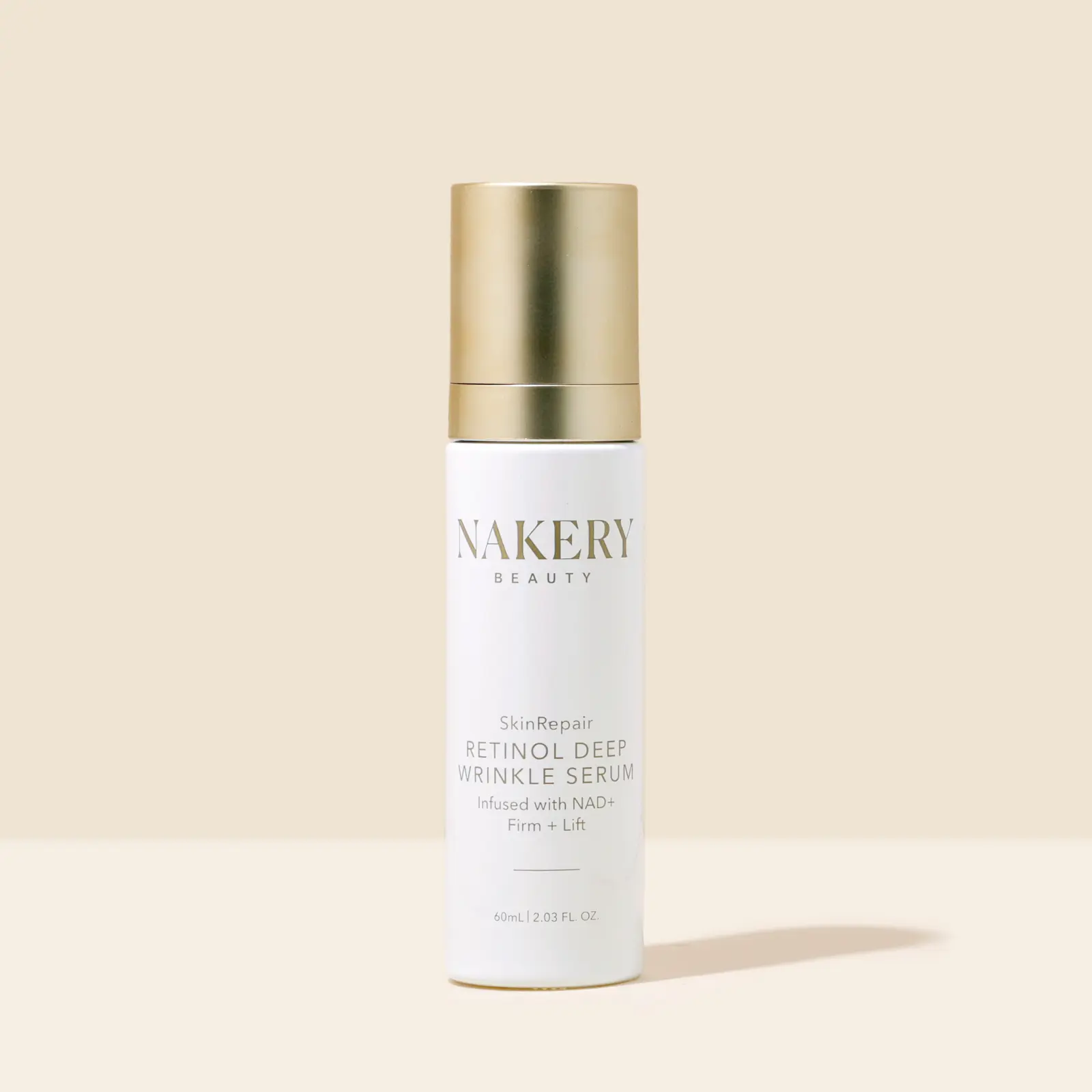 Nakery SkinRepair Retinol Serum, Gentle Anti-Aging Formula with Encapsulated Retinol, NAD+ & Ceramides for Firming, Lifting & Redness Relief, 60ml, Smoothing, Facial Serum, Anti Wrinkle Firming, Daily Use Serum