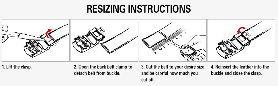 [Valentine's Day Gift] BOSTANTEN Leather Mens Belt Easy Release Ratchet Belt For Men Dress and Casual with Adjustable Buckle, Trim to Fit Textured Fathers Gift