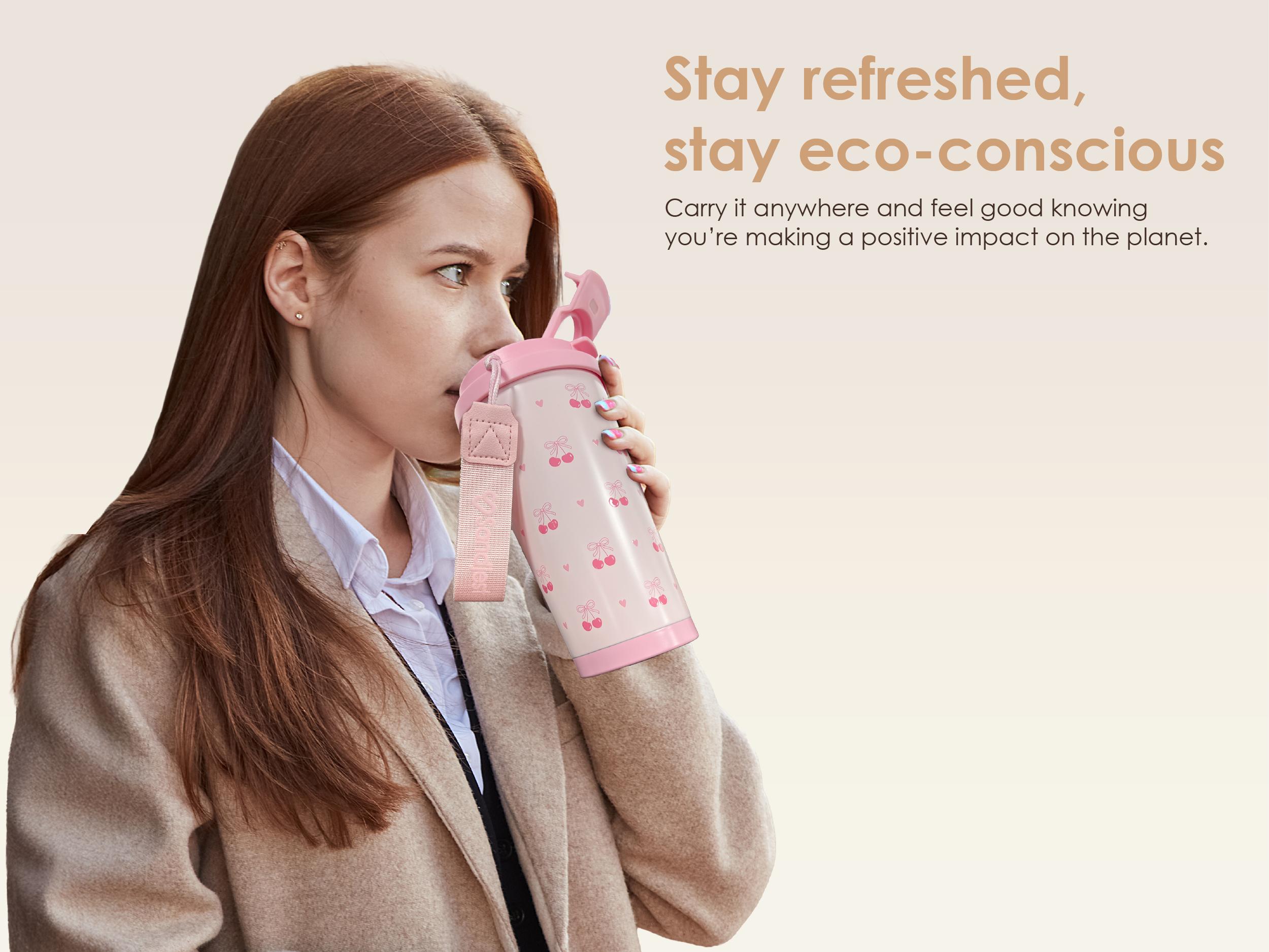 SANDJEST 18oz Insulated Iced & Hot Coffee Tumbler with 2-in-1-Lid, Leak Proof Portable Car-Friendly Cup Ideal for Office Outdoor Travel Easter Gift SANDJEST 18oz Insulated Iced & Hot Coffee Tumbler with 2-in-1-Lid, Leak Proof Portable Car-Friendly Cup Ideal for Office Outdoor Travel Easter Gift