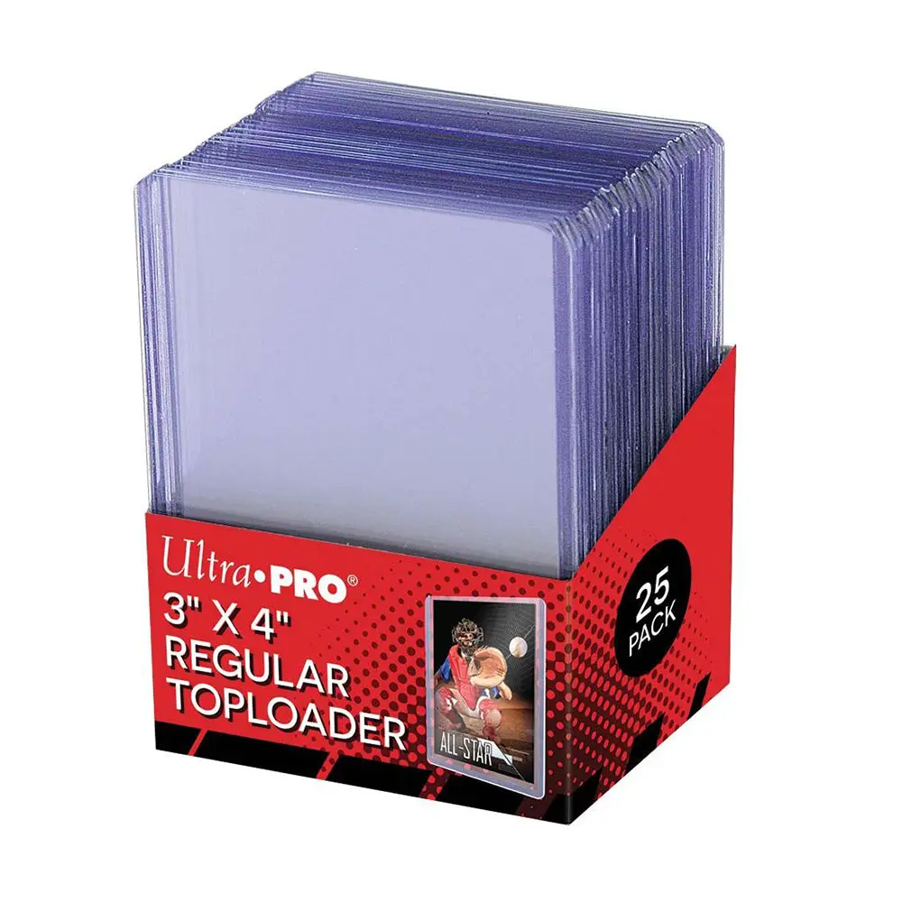 Ultra Pro Standard Bend-Resist Hold Toploaders - 3x4 in Protectors, 25-Count Card Sleeves & Toploaders Pack, Trading Card Organizer & Transport for Collectors