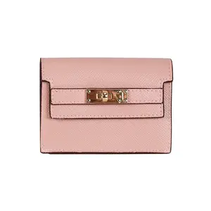 Women's Fashion Leather Wallet Card Holder Organizer - Small Ladies Purse with Change Pouch