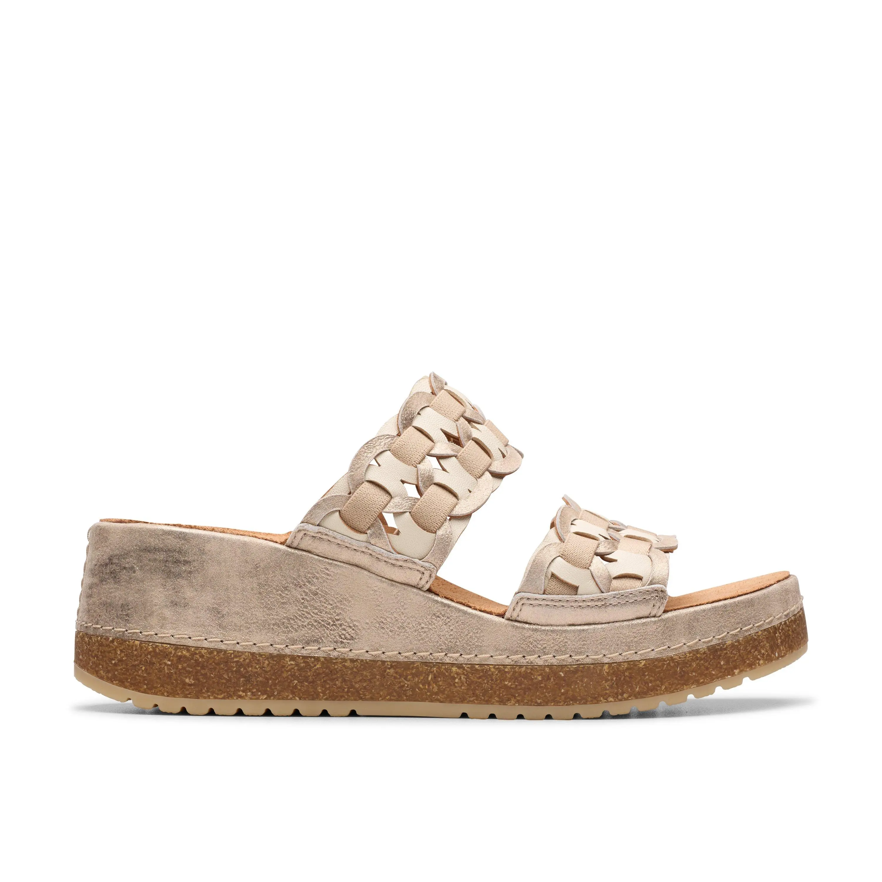 Clarks Womens Kassanda Mule Wedge Sandals Clarks Womens Kassanda Mule Wedge Sandals