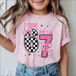 [Sale Up To 50%] I Was 6 Now I'm 7 Shirt, Funny 7th Birthday Meme Sweater, 67 Tee