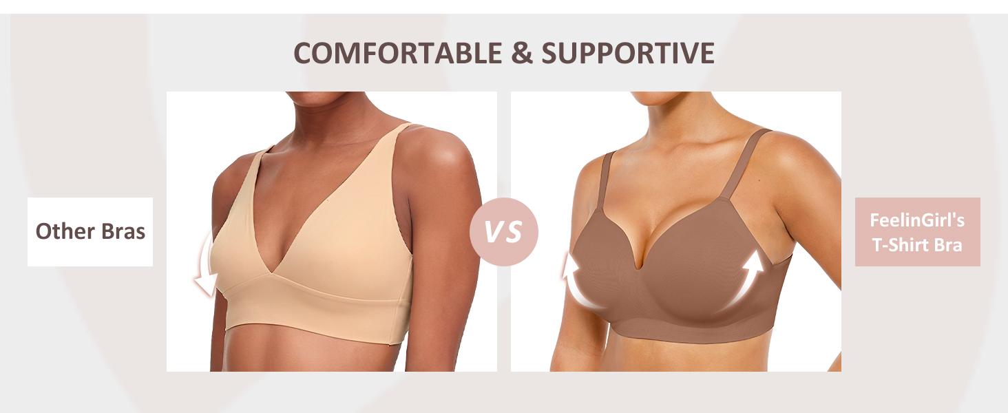 FeelinGirl #live Wireless Push Up Bra for Women, Seamless Comfort Bralettes No Underwire Supportive Full Coverage Everyday Bras #LIVESTREAM dealsforyoudays FeelinGirl #live Wireless Push Up Bra for Women, Seamless Comfort Bralettes No Underwire Supportive Full Coverage Everyday Bras #LIVESTREAM dealsforyoudays