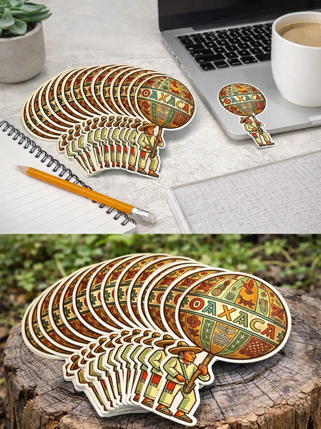 Traditional Oaxaca Marmota Sticker (Maramota)