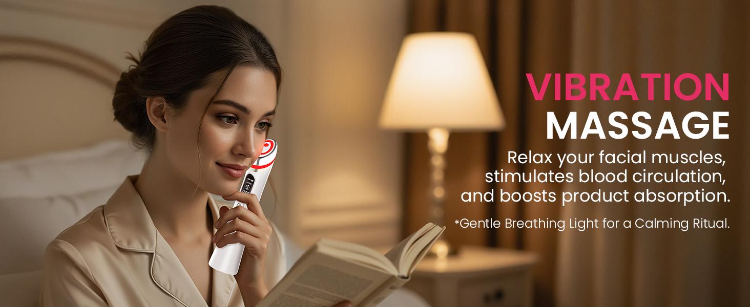 Face Lift Device – 8 in 1 Skin Tighten and Lift, LED Light Therapy for Wrinkles, Korean Skin Care, Spa-Grade Facial Massager Lift & Firm Beauty Massager (White)