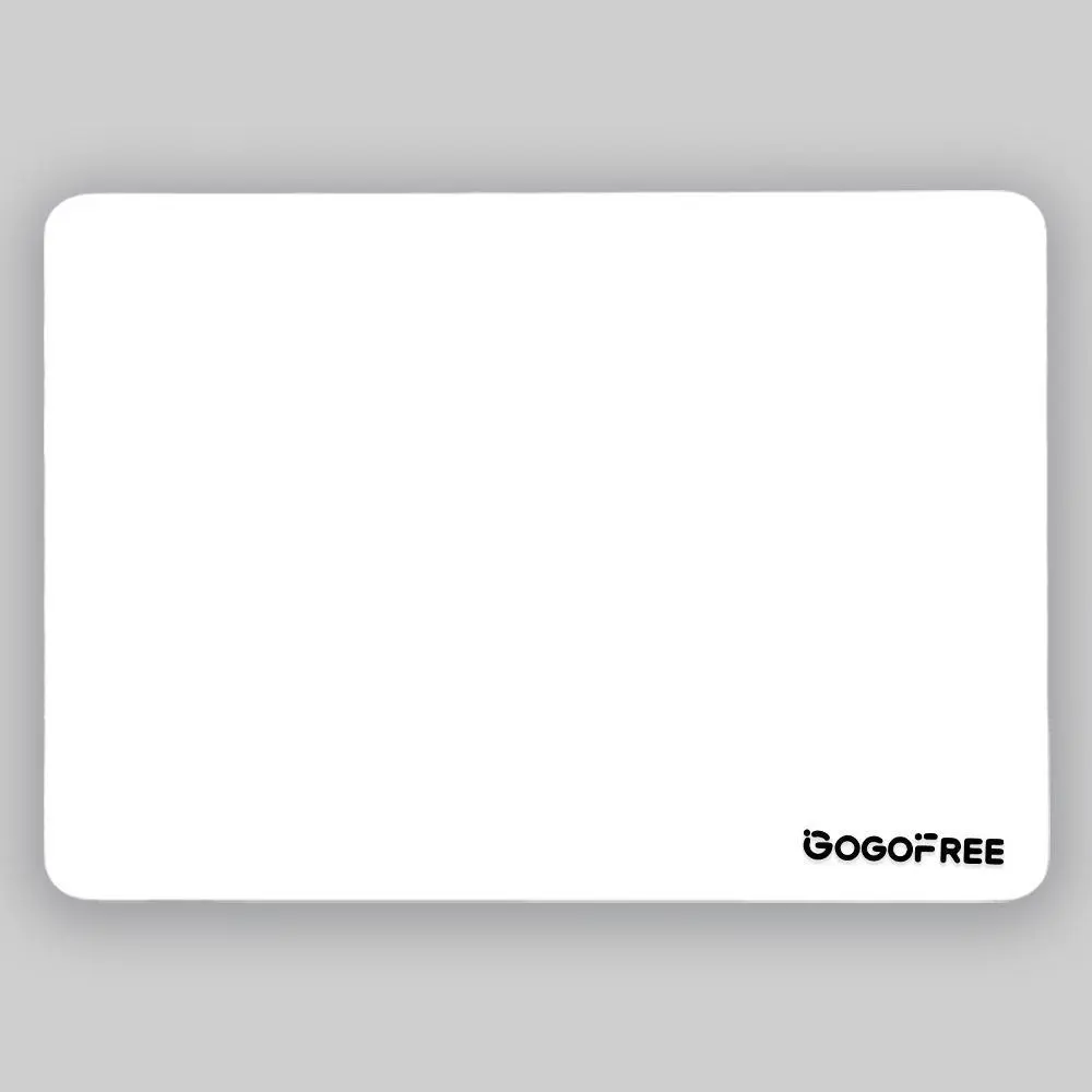GOGOFREE Premium Tempered Glass Mousepad - Ultra-Smooth, Non-Slip, Durable, Easy-to-Clean Minimalist Gaming Mouse Pad for Gamers, Computer Mat, Mouse Pads for Desk, Gamer Stuff