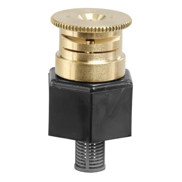 Orbit Irrigation Products 273976 Single Unit Outdoor Pop-Up Shrub Head Sprinkler - 4' Reach, Adjustable Pattern, Pressure Regulator, Brass Head
