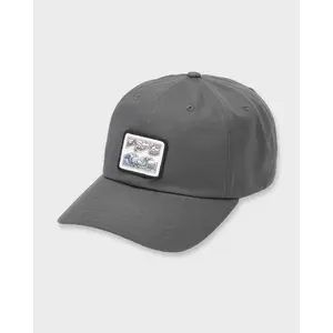 Crayon Wave Strapback Hat - Raven