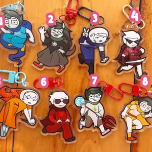 LAST CALL Homestuck Character Keychains 8