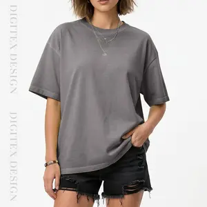 Digitex Essential Heavyweight Cotton Tee Unisex Short Sleeve Grey