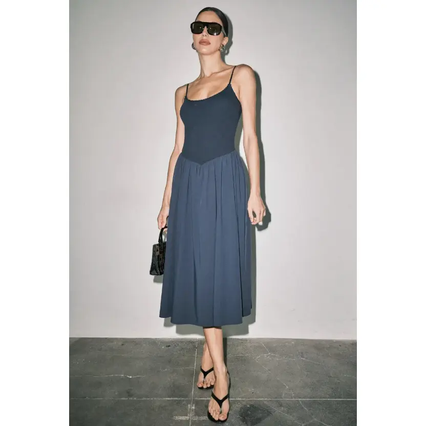 Chloe Contrast Maxi Dress