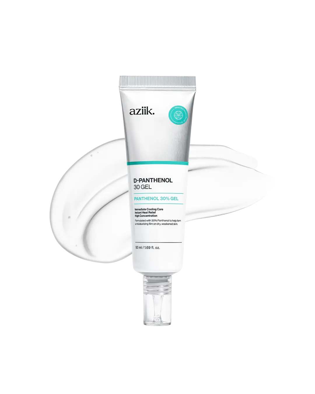 aziik D-Panthenol 30 Gel - Intensive moisture barrier care with 30% D-Panthenol, smoothing skin after 1 use