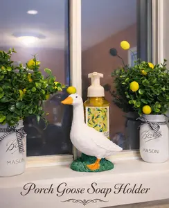 Porch Goose Soap Holder