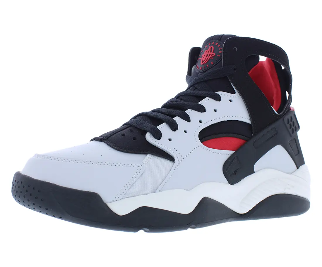 NIKE Air Flight Huarache Men's High-Top Sneakers, Colorblock Design Basketball Shoes with Air Cushioning for Streetwear, Sneakers Shoes