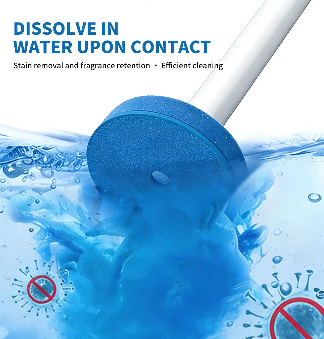 SOPAMI Disposable Toilet Brush Kit - 32/16 Refill Heads & Holder, Rotating No-Touch Deep Cleaner for Under-Rim & Corner, Bathroom Cleaning Tool for Home, RV SOPAMI Disposable Toilet Brush Kit - 32/16 Refill Heads & Holder, Rotating No-Touch Deep Cleaner for Under-Rim & Corner, Bathroom Cleaning Tool for Home, RV