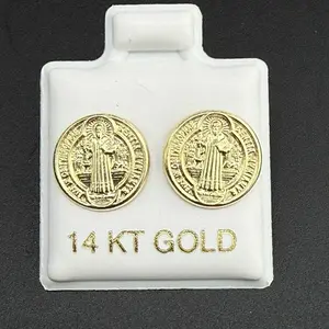 14k gold San Benito earrings