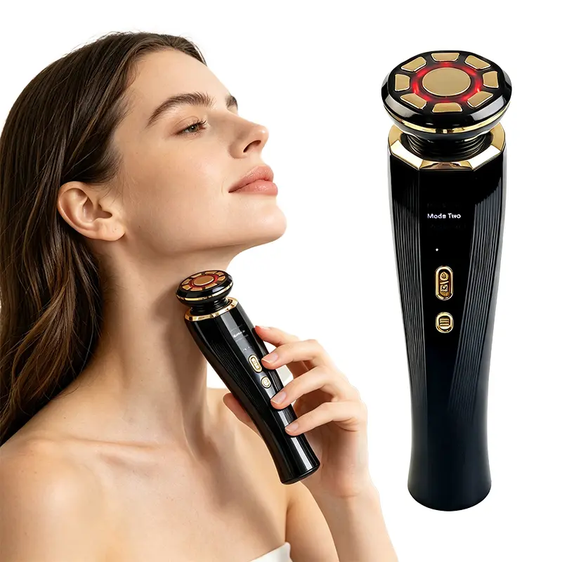 Women’s 3-in-1 USB Rechargeable Facial Beauty Instrument - Self Care Gadget, Cordless Firming Face Contouring Tool, Button-Press Home Massager for Daily Skincare, All Skin Types