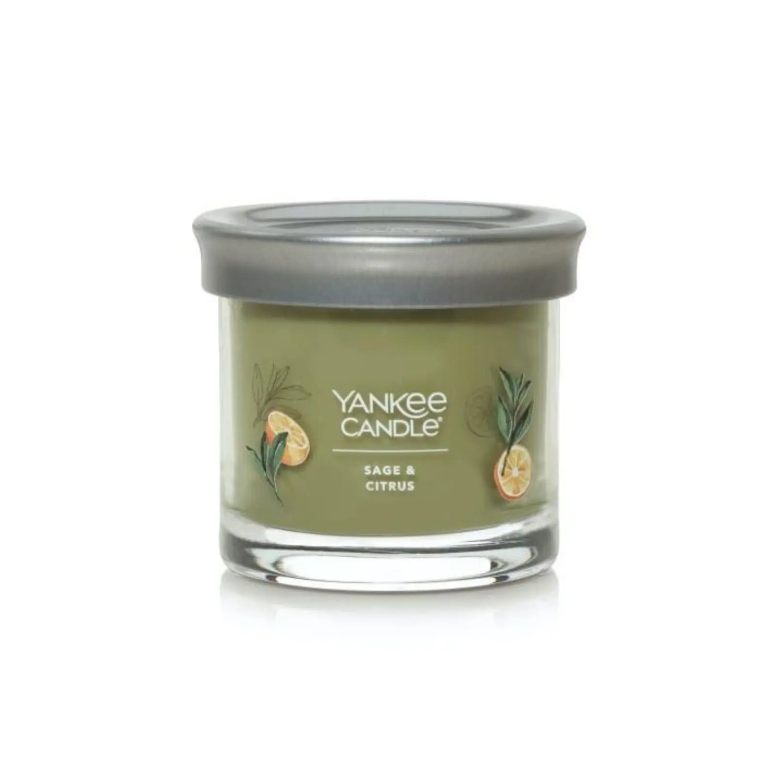 Yankee Candle Signature Fresh Fragrance Small Glass Tumbler Candle - Light, House Decoration for Side Tables, Long-Lasting Aroma, Scent Layering Compatible Table Decor