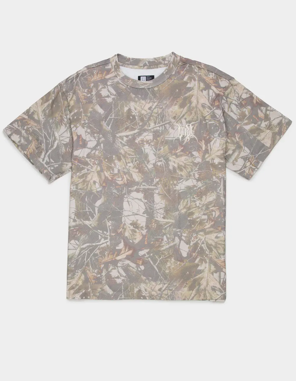 LIRA Woodland Camo Embroidered Mens Tee