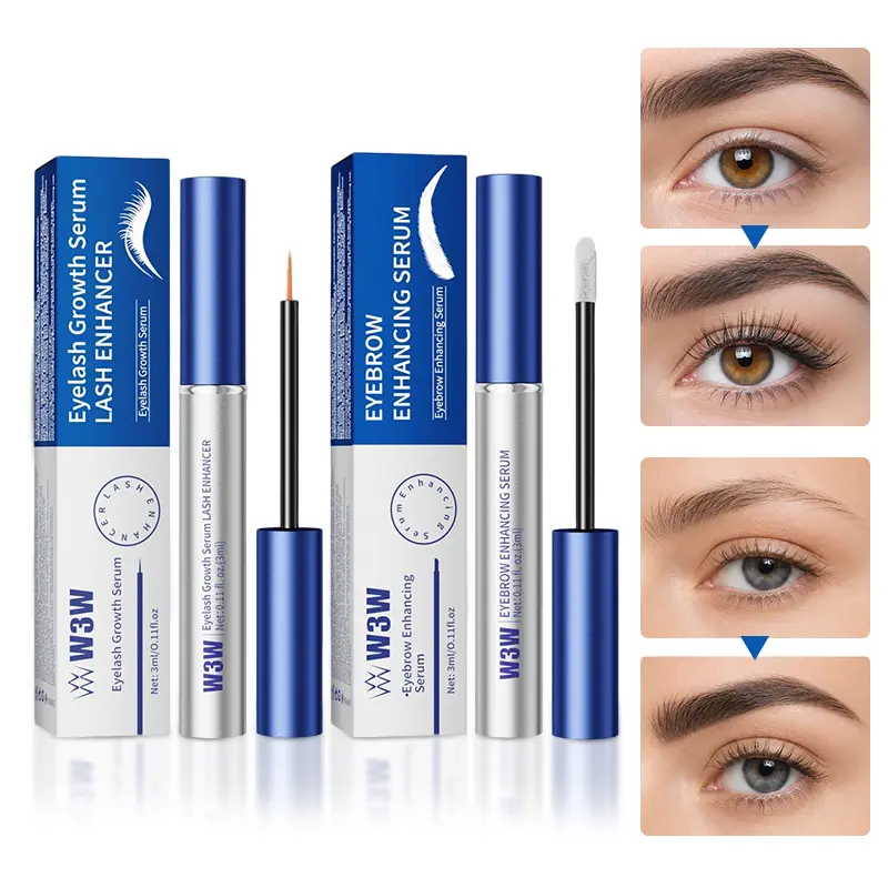 Botanical Lash Serum - 3ml Non-Prostaglandin Nourishing Formula for Eyelash Growth, Daily Apply, Lightweight All-Skin Beauty Enhancer for Fuller-Looking Lashes & Eyebrows