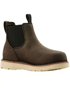 Ariat Women's Rebar Wedge Chelsea Waterproof Work Boot Soft Toe - 10061118