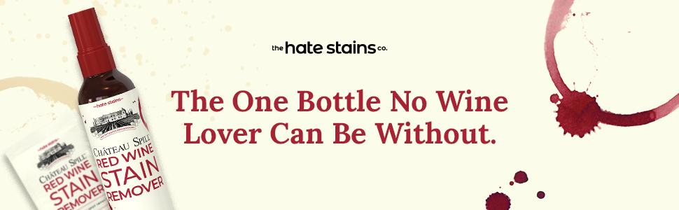 Chateau Spill Red Wine Stain Remover for Clothes - Stain Remover Spray for Stains on Tablecloth, Carpet, Upholstery and Laundry - Household Gift