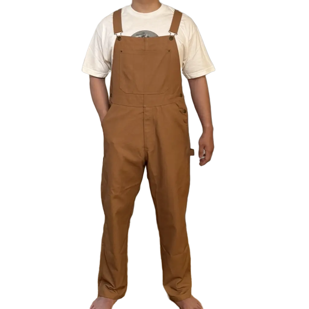Men’s Dungarees Bib and Brace Jumpsuit Heavy Duty Overall Workwear Pants