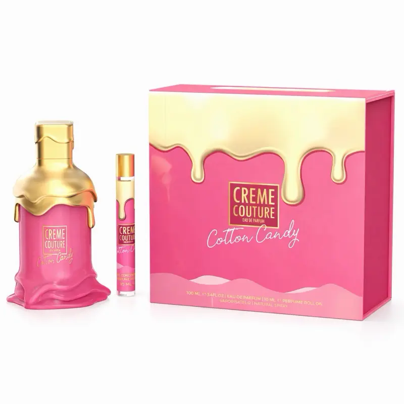 Creme Couture Cotton Candy + 0.33 oz Roll On- Women - 3.4oz Edp by Emper