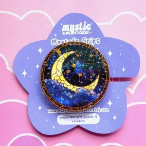 Celestial Moon MagSafe Phone Grip Night Sky Kindle Grip, Velaris  Kindle Grip  Kindle Holder  Bookish Accessories, Gift for Her