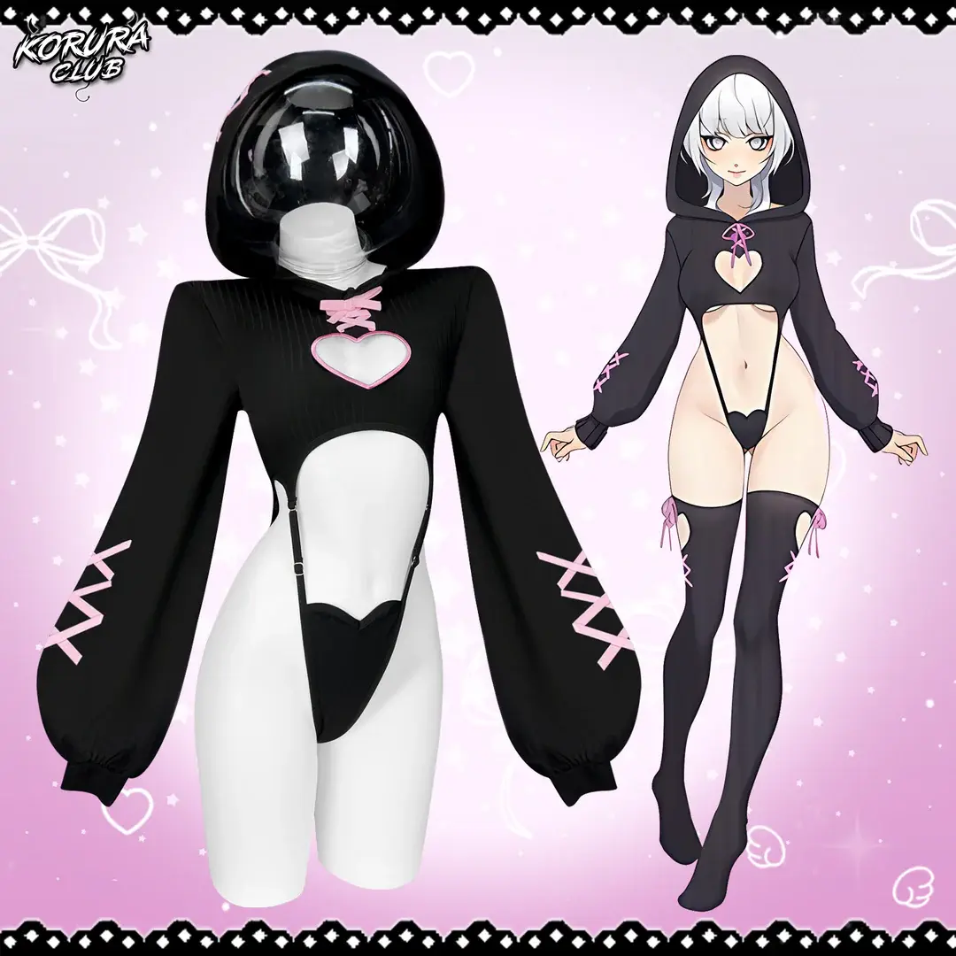 KORURACLUB HEART HOLLOW BODYSUIT SR16