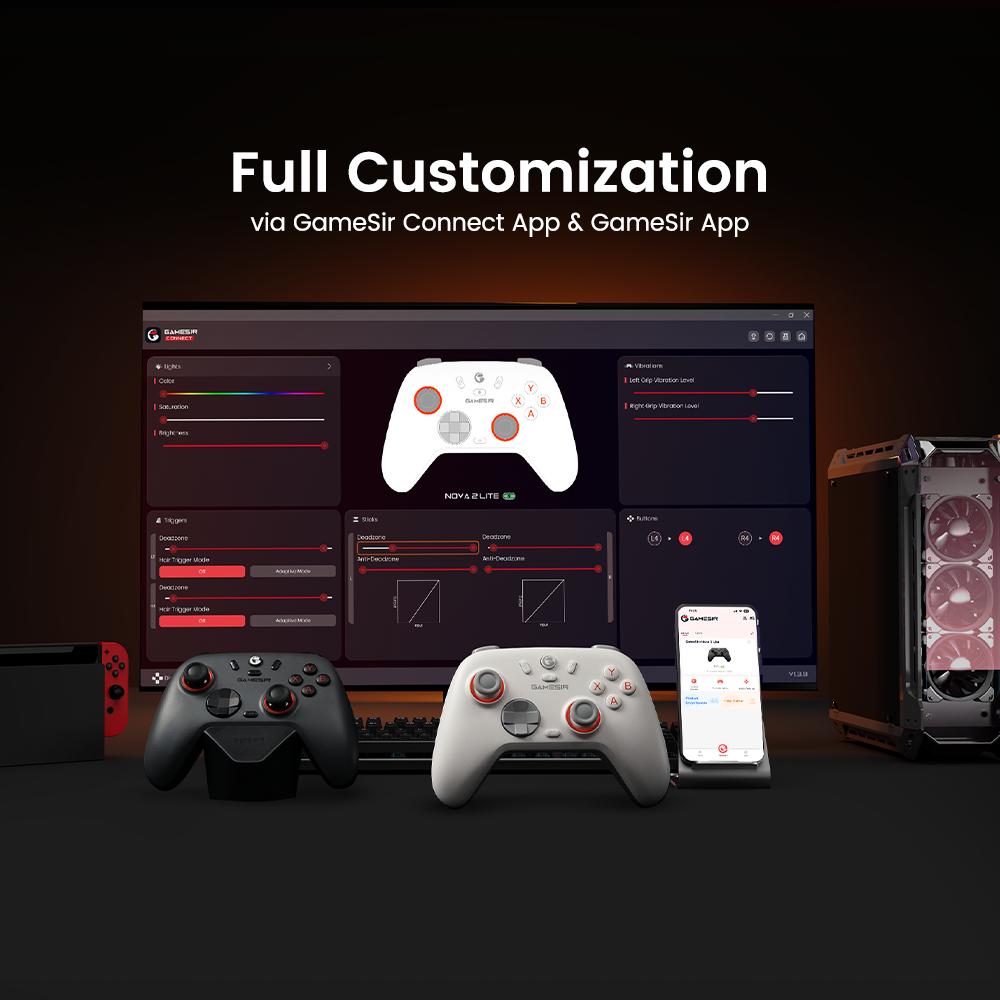 GameSir Nova 2 Lite (Not for Xbox) PC/Steam/Android/i0S/Switch Wireless Game Controller