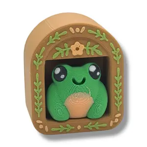 Mini Book Nook Fidget Clicker – 1 Shelf Bookshelf fidgets and Desk top Decor