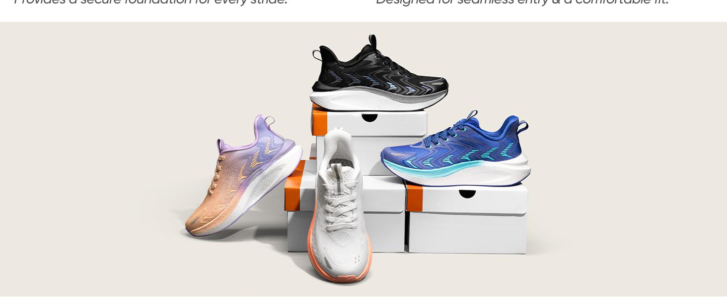 NORTIV8 [FlyLife] Women's Breathable Running Sneakers Athletic Shoes Runners Comfortable