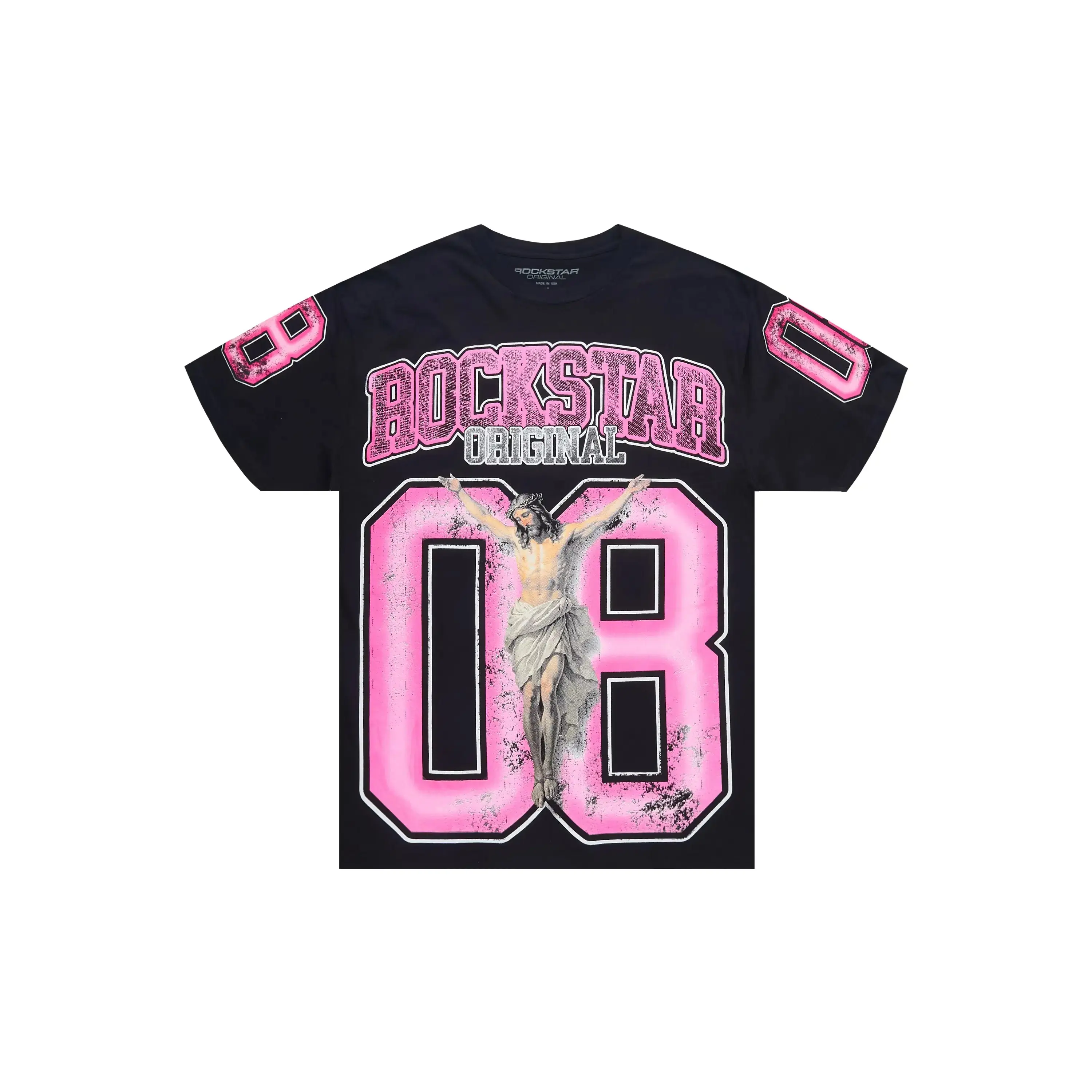 Tariqa 2.0 Black/Pink Oversized T-Shirt