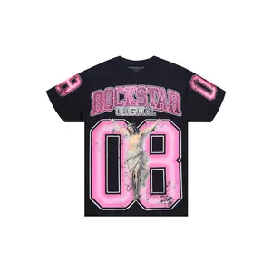 Tariqa 2.0 Black/Pink Oversized T-Shirt