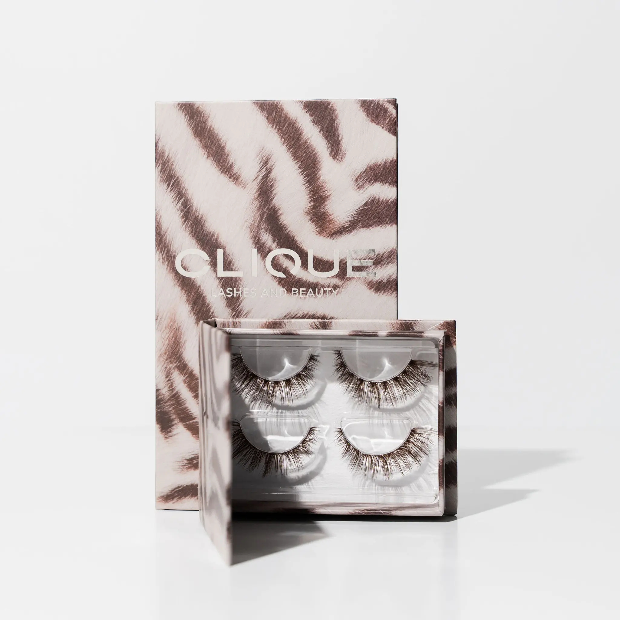 WINKCLIQUE Tabby Espresso False Eyelashes, Dimensional Spiked Cat Eye for Lengthening, Warm Brown C Curl with Invisible Band, 10-14mm Mixed Lengths, Eyelashes Makeup Cosmetic, Dramatic Lashes, Spiky Lashes, False Eyelashes & Adhesives, Synthetic Hair, Wea