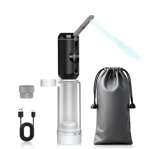 Rechargeable Electric Travel Bidet - Portable Sprayer with Bottle Adapter, 2 Pressure Modes for Personal Hygiene, Postpartum Care, Hemorrhoid Relief & Baby Care | Compact for Travel