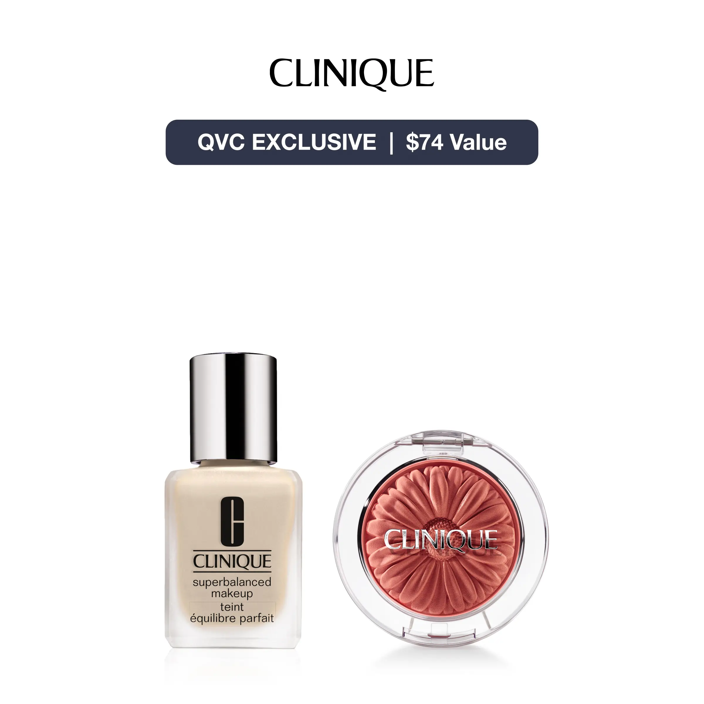 Clinique Superbalanced Makeup and Cheek Pop Blush Set