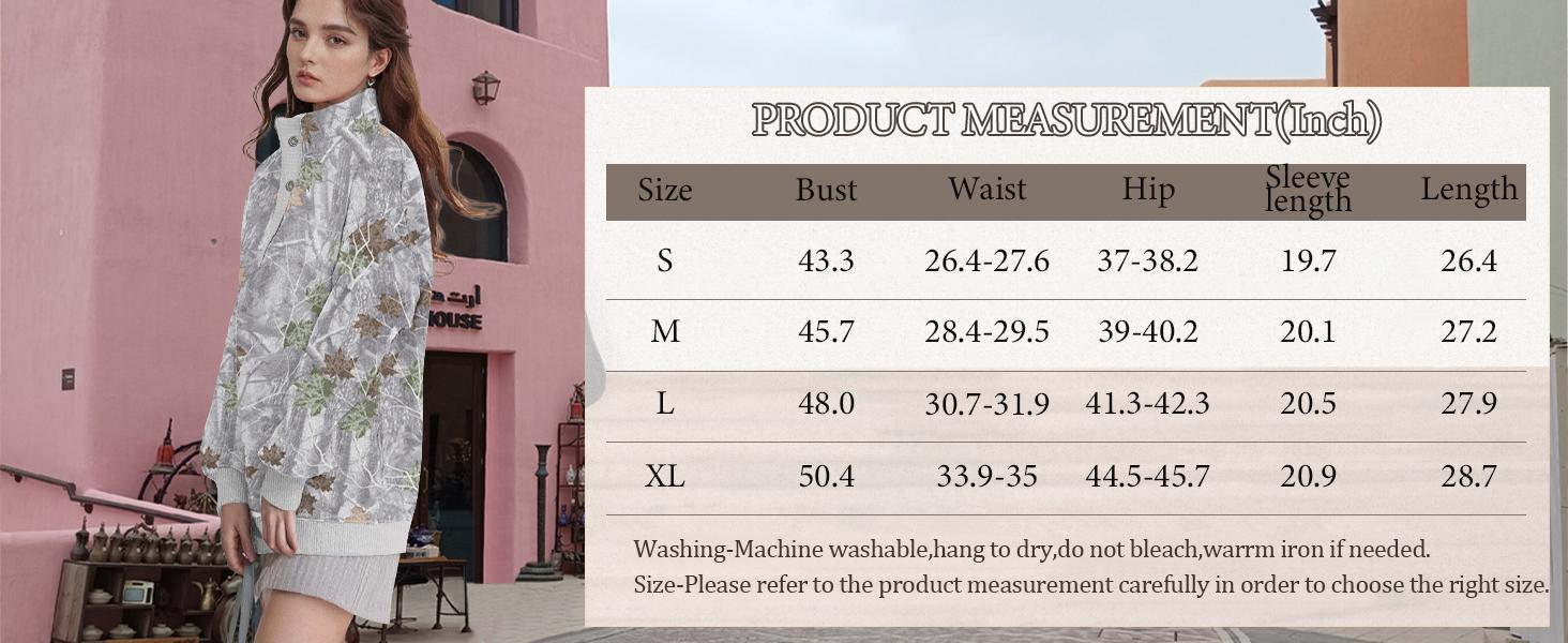 Soesdemo Women's Oversized Waffle Knit Hoodie – Apricot Camouflage Pullover Sweatshirt with Fleece Lining, Cozy Buttoned Mock Neck Fall Tunic – Long Sleeve Womenswear Tops, Basic Casual Crewneck, Dark Gray Minimalist Style