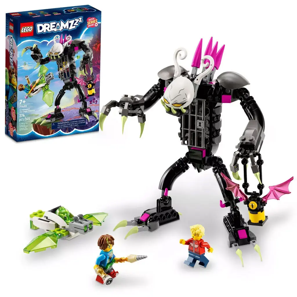 LEGO DREAMZzzz Grimkeeper the Cage Monster Building Set (71455) - Building Blocks, Buildable Model Kit with Figures