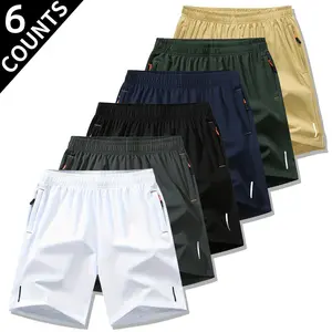 6-piece set shorts for men Summer men's casual quick drying shorts, sports and casual jogging, breathable and loose bottom shorts tiktok shop deals  5 sense gifts for him  Plain Beige Menswear Tropical SpringStatements