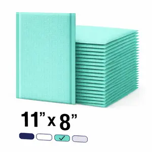 TURQUOISE  Bubble Mailers 11 X 8 INCH Strong Adhesion Self Sealing Padded Shipping Mailing Envelopes Bulk