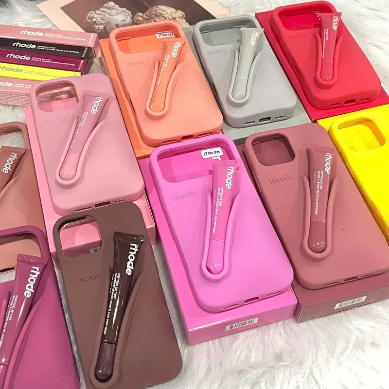 Brown rhode phone case on iphone 16 - TikTok Shop