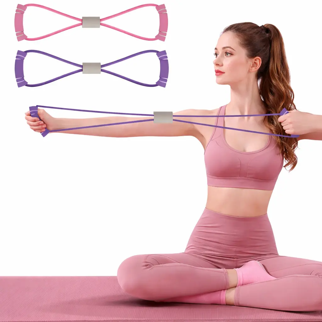 Figure 8 Resistance Band - Workout Equipment, Home Workout Equipment for Chest, Arms, Shoulders & Home Training