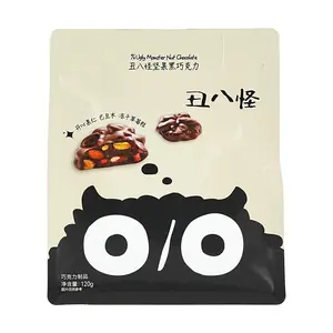 GOLDENMONKEY Ugly Delicious Dark Chocolate Nuts & Freeze Dried Strawberry 120g | Pure Cocoa Butter, 0 Trans Fat, Pistachio, Almond